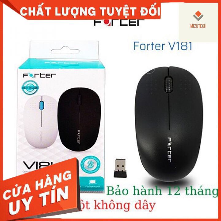 Chuột không dây Forter v181 màu đen