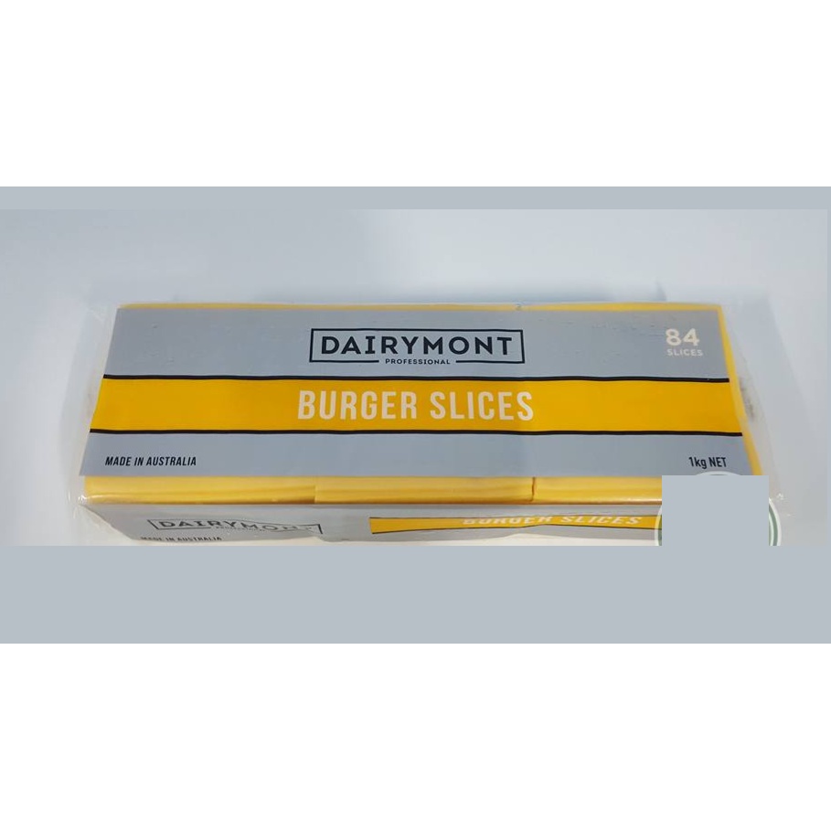 Set 10,20,50 Lát Phô mai Cheddar Cam Burger Dairymont Pháp túi 84 lát