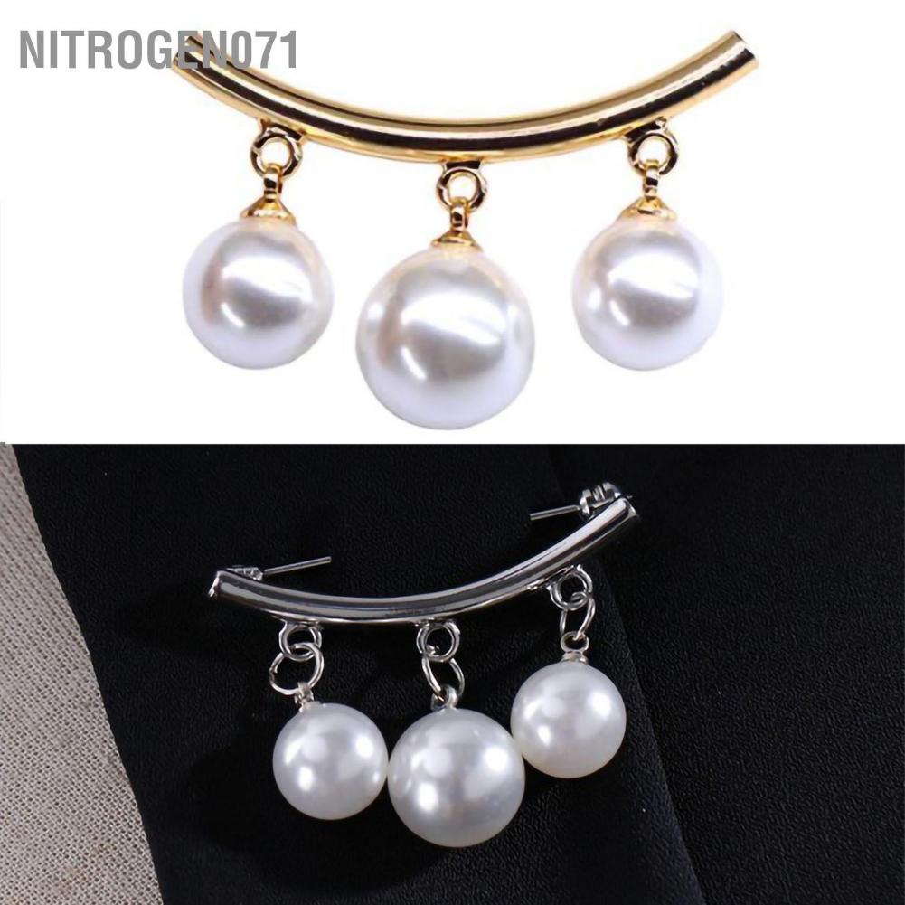 Huy hiệu cài áo đính ngọc trai giả trang trí trang phục thời trang cho nữ/ bạn gái
