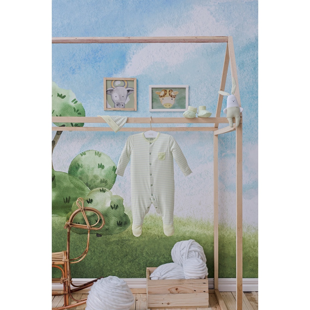 [FULL]Bộ Quần Áo Sơ Sinh Nous Cài Thẳng Nous+Cài Lệch Body có Tất Chất Petit Size Sơ Sinh