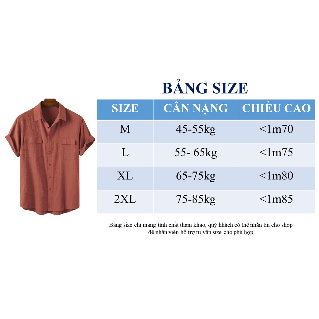 Áo sơ mi đũi nam cổ bẻ túi hộp The 1975 Áo có cổ thời trang nam cao cấp