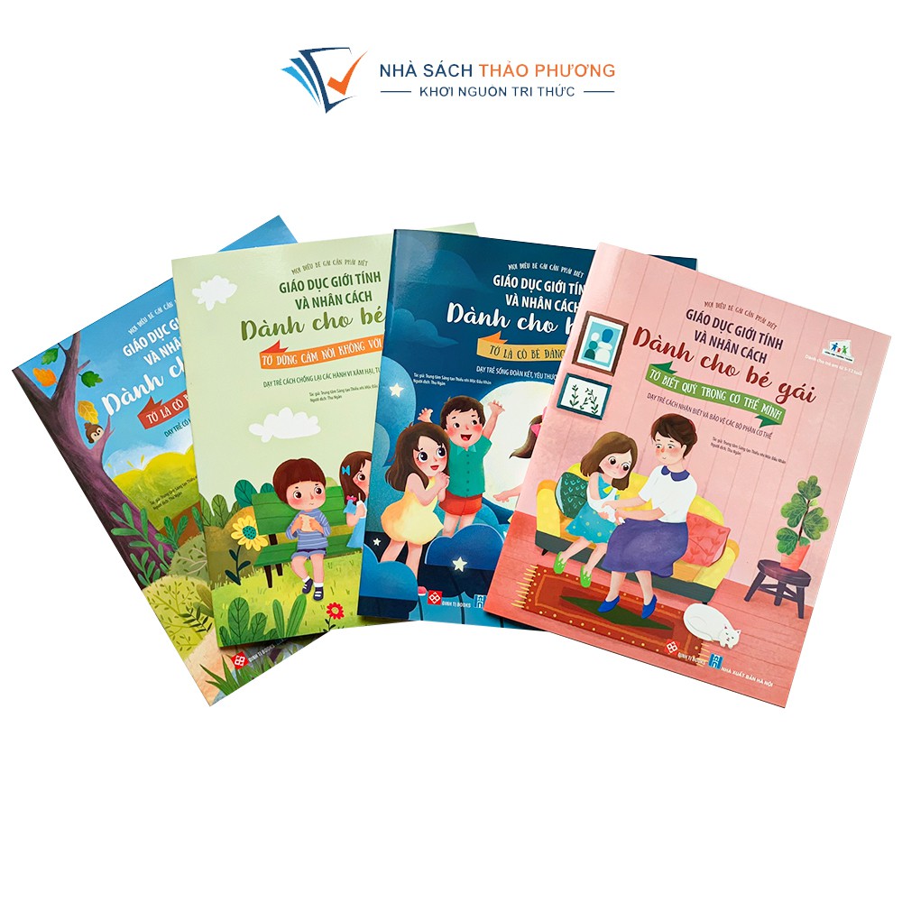 Sách - Giáo dục giới tính và nhân cách dành cho bé gái (Combo 4 cuốn)
