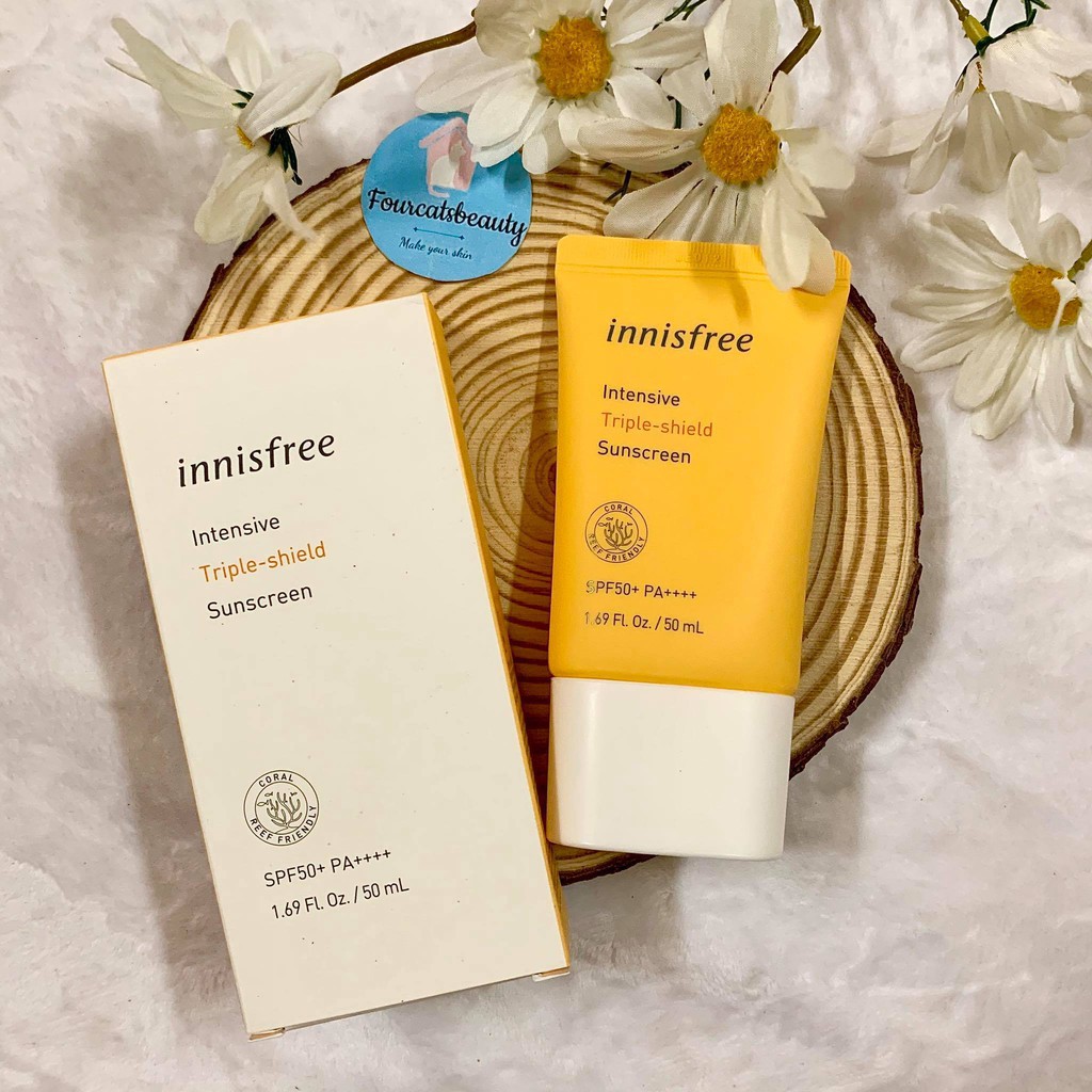 KEM CHỐNG NẮNG / INNISFREE / KEM CHỐNG NẮNG INNISFREE INTENSIVE TRIPLE CARE SPF 50+