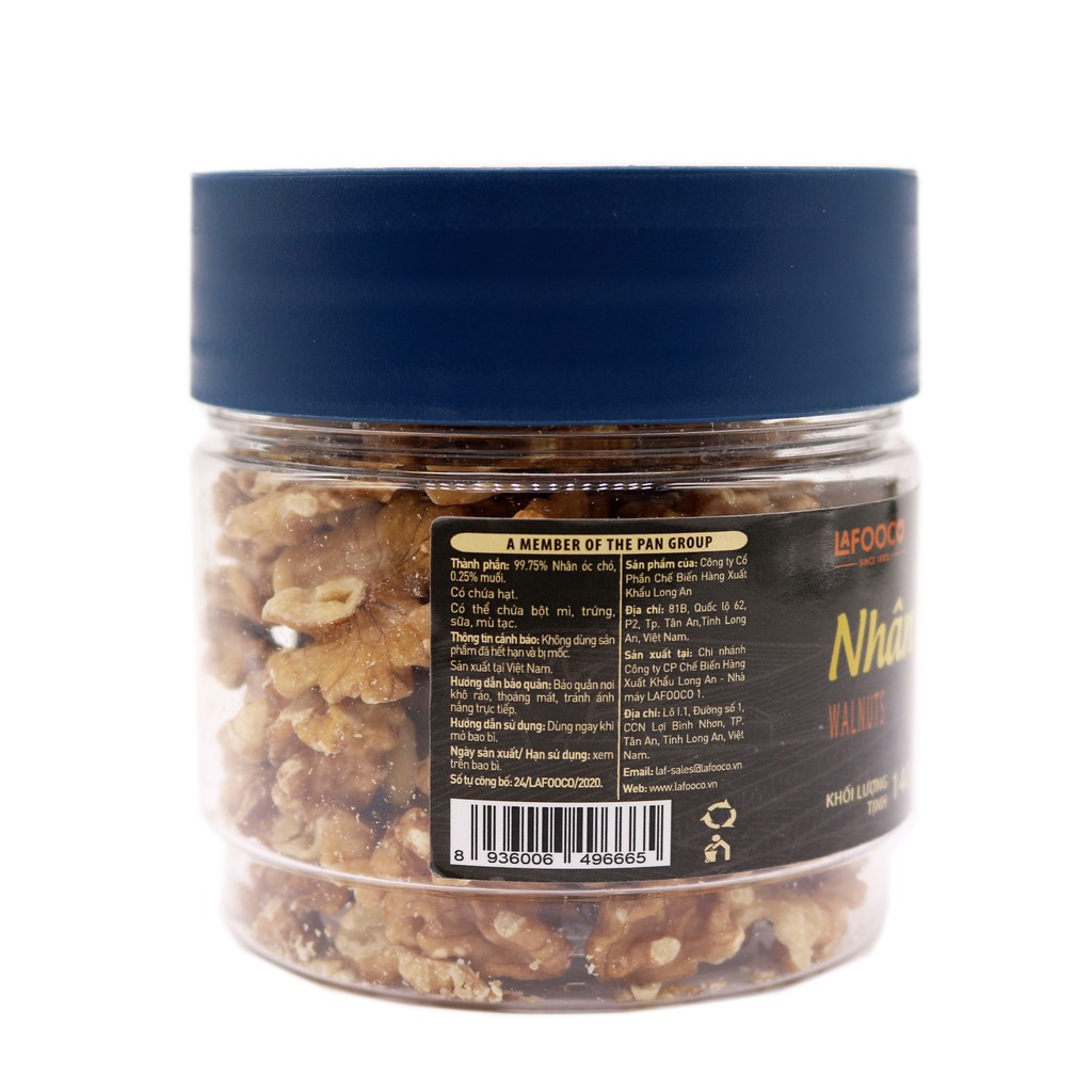 Nhân Óc Chó Mỹ Sấy Muối LAFOOCO 140g Salted Walnuts