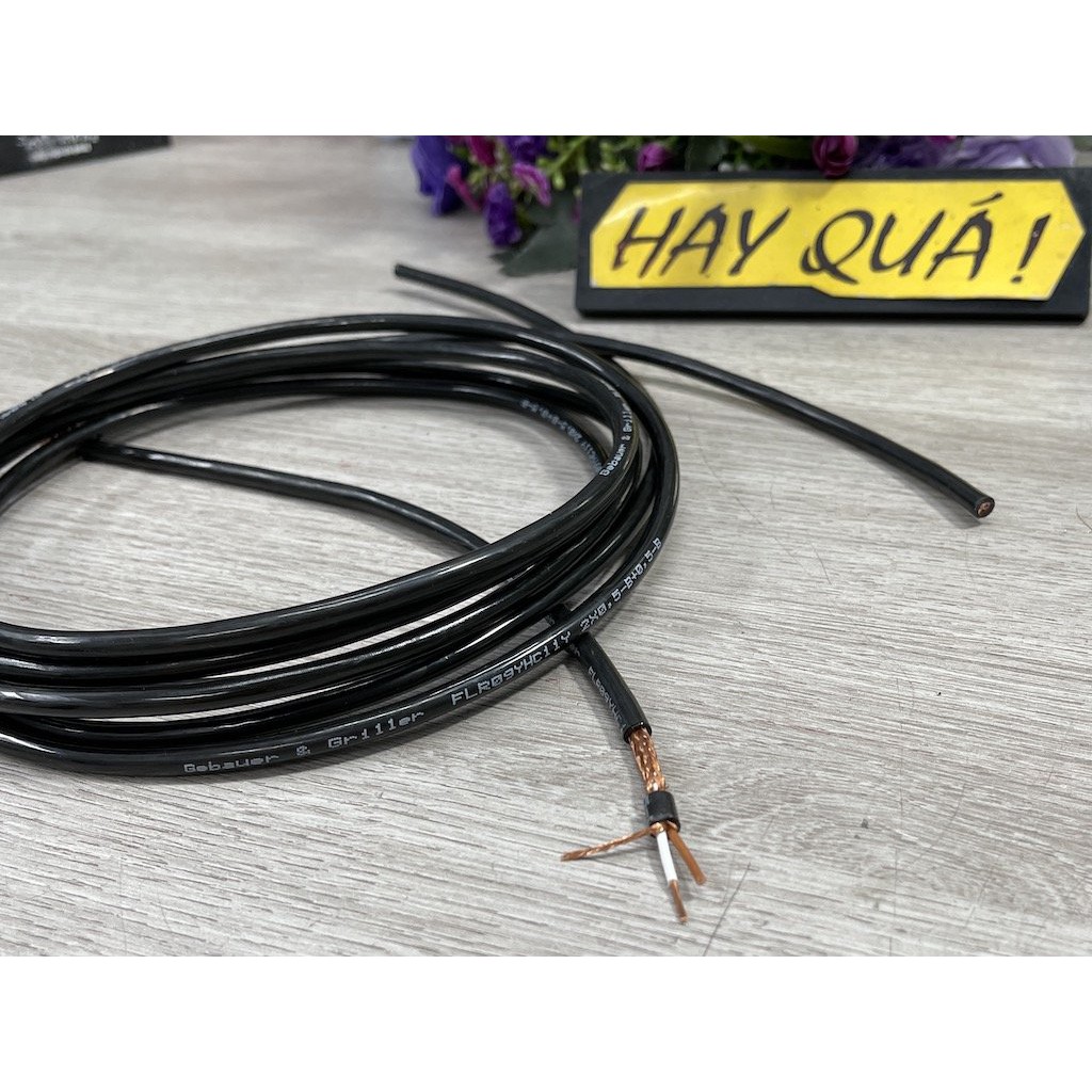 Dây tín hiệu 2 lõi Germany Đa Lõi Đồng nguyên chất