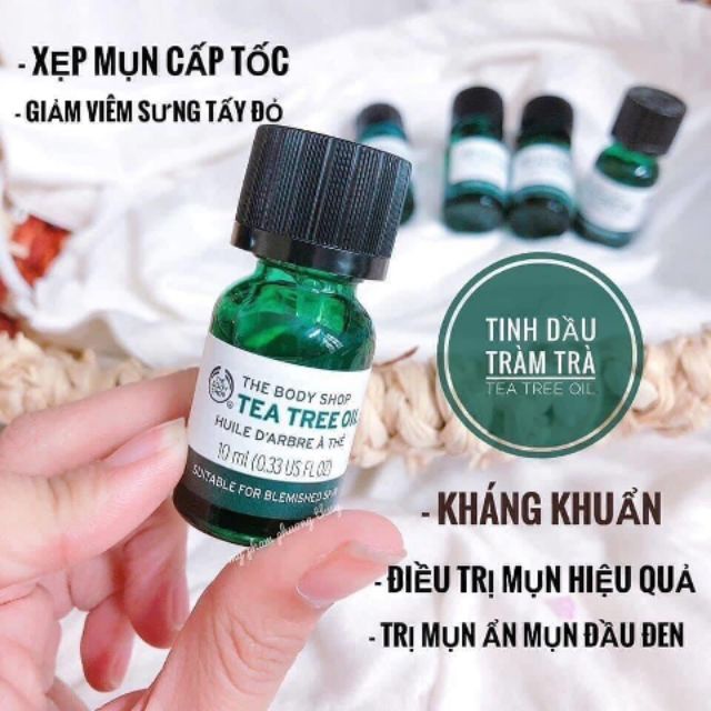 Tinh Dầu Tràm Trà Chấm Mụn, Kháng Khuẩn, Giảm Mụn The Body Shop Tea Tree Oil