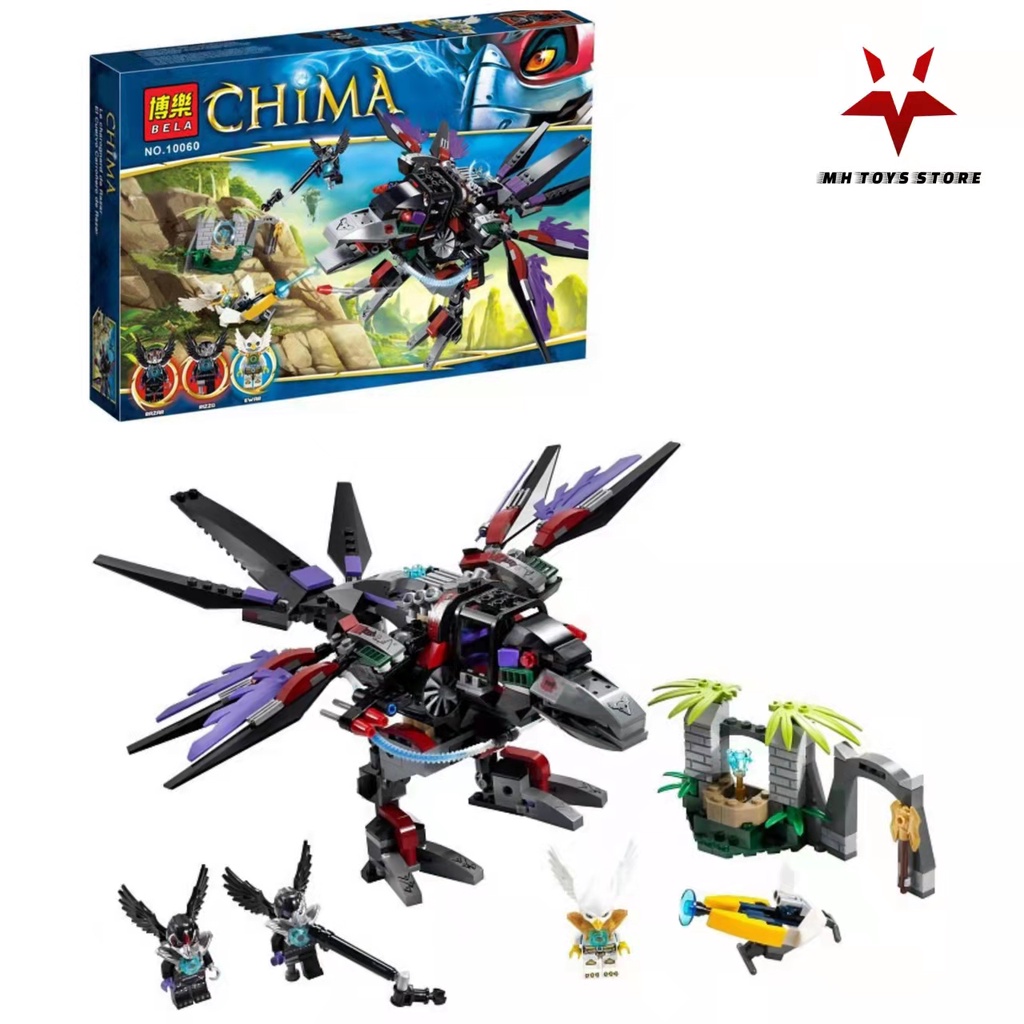 Đồ chơi lego xếp hình lắp ráp bela chima 10060 - 417 chi tiết - bộ sư tập lắp ráp chima