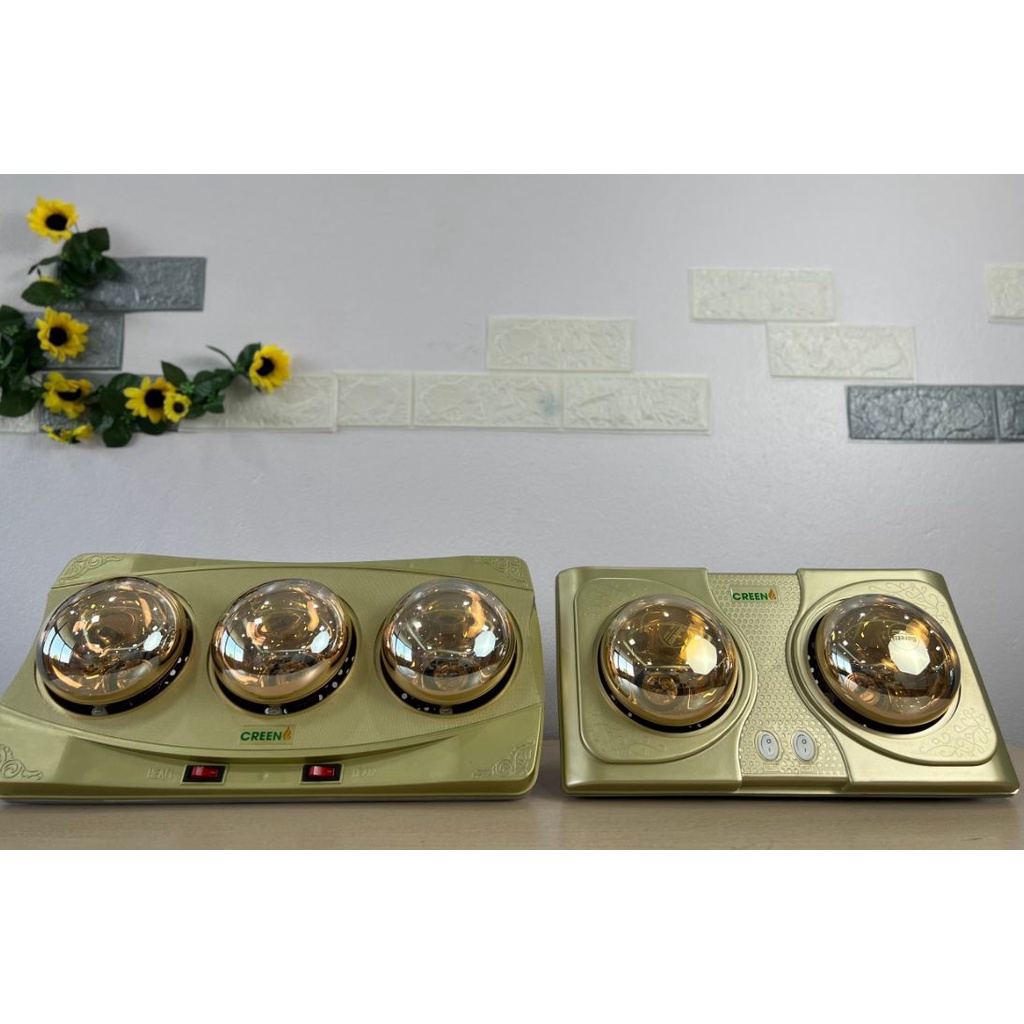 Bóng Đèn Sưởi Nhà Tắm 2-3 Bóng CREEN CR-03B Bảo Hành 12 Tháng