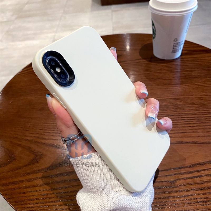 Ốp Điện Thoại Silicon Mềm Chống Sốc Chống Dấu Vân Tay Màu Macaron Cho iPhone X XR Xs Max 11 Pro Max 12 ipX ip11