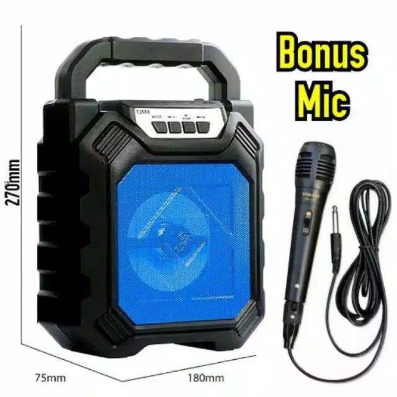 Loa Bluetooth + Mic Bonus