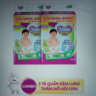 Combo 2 tã quần bobby mega jumbo l104