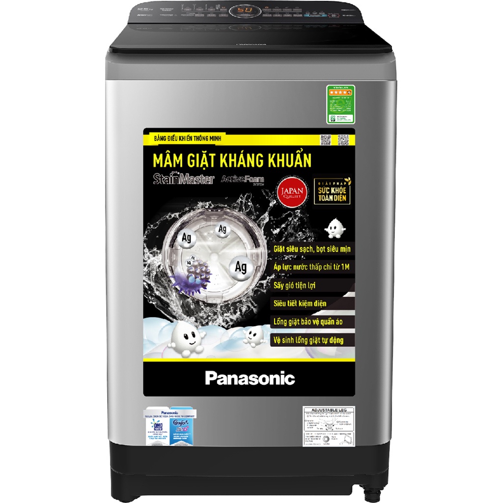 [Mã ELHAMS5 giảm 6% đơn 300K] Máy giặt Panasonic 10 kg NA-F100A9DRV