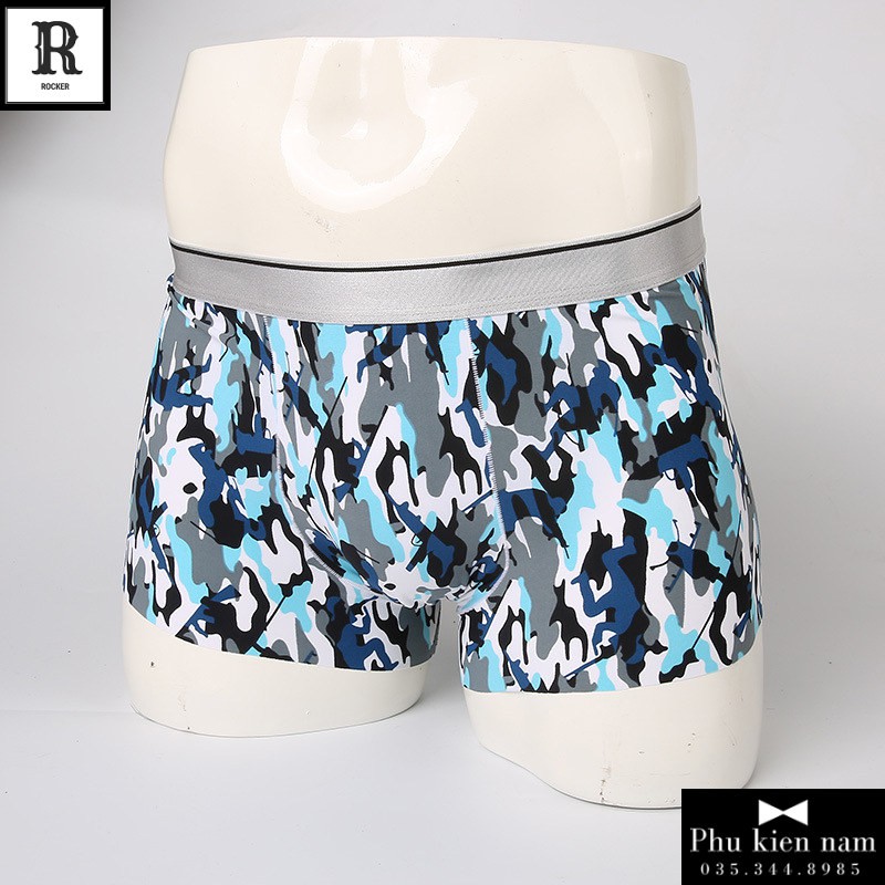HỘP 4 Quần lót THUN LẠNH Quân sịp nam boxer Hoạt Hình S083
