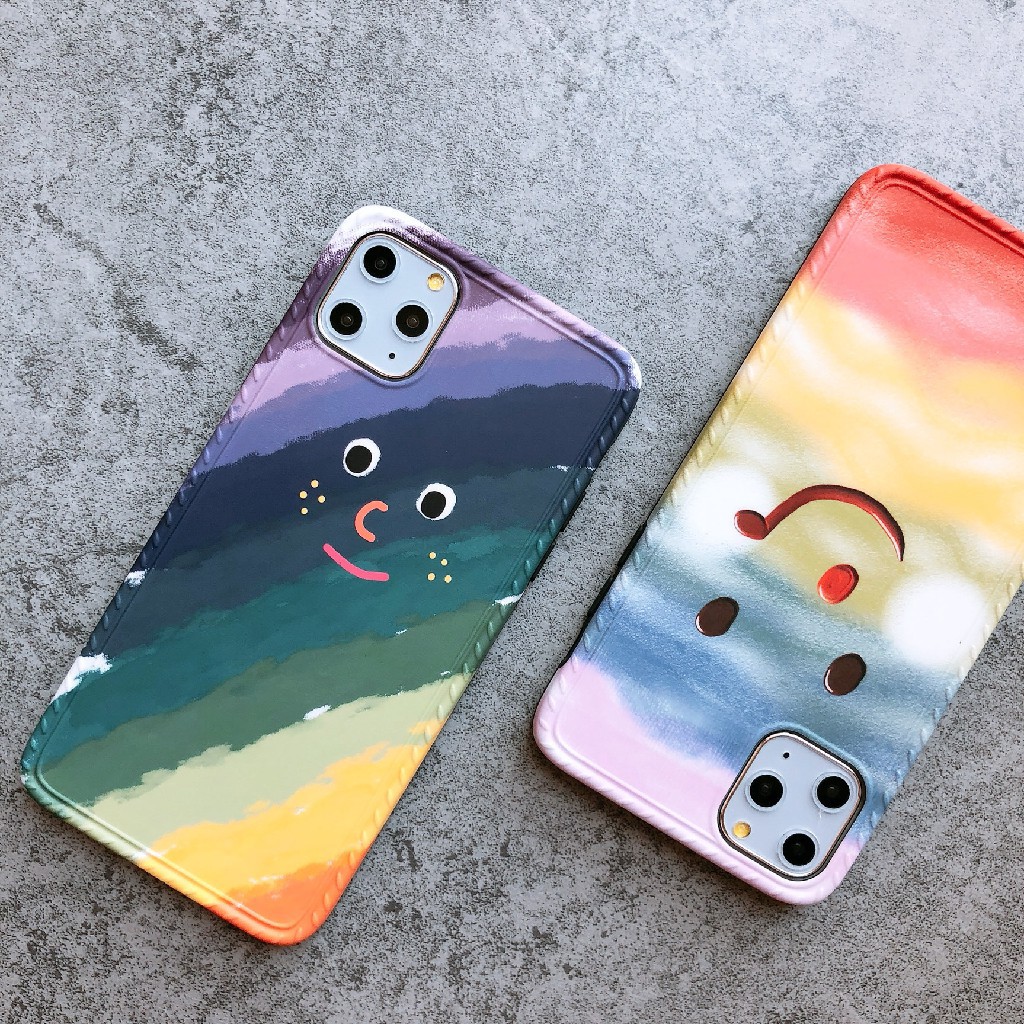 Ốp iphone - Ốp lưng imd new Mặt cười cầu vồng 6/6s/6plus/6splus/7/8/7plus/8plus/x/xs/xsmax/11/11promax - HT7N2 | BigBuy360 - bigbuy360.vn