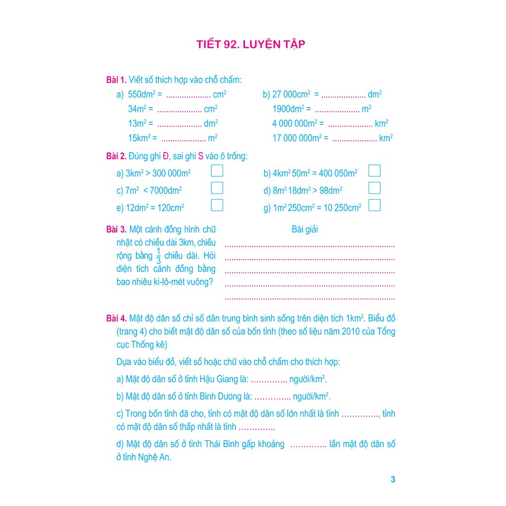 Sách: Vở Bài Tập Toán Nâng Cao Lớp 4 - tập 2