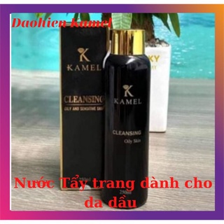 Nước tẩy trang cao cấp Kamel 250ml dành cho da dầu và da mụn làm sạch da, se khít lỗ chân lông