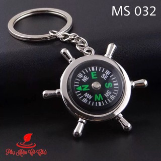 Móc Khóa Bánh Lái La Bàn Cao Cấp- MS032