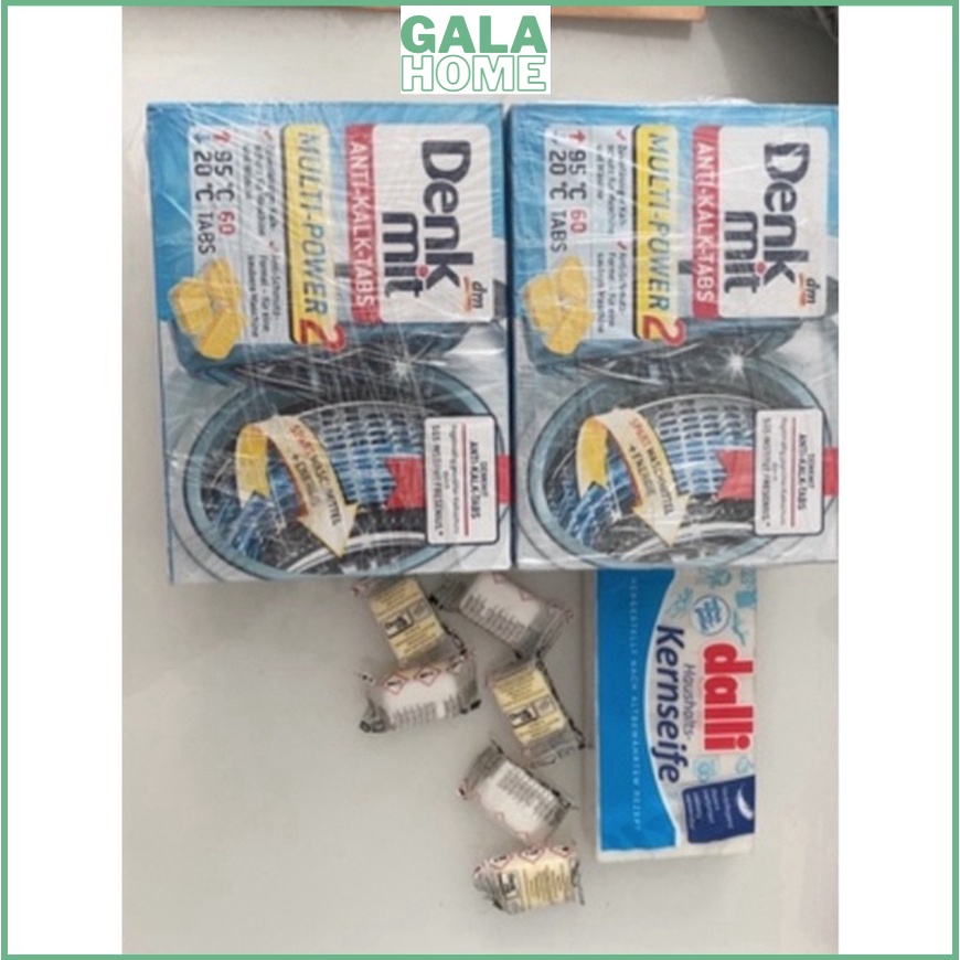 Viên tẩy lồng máy giặt Viên tẩy vệ sinh lồng giặt Denkmit HÀNG CHUẨN ĐỨC GALA HOME
