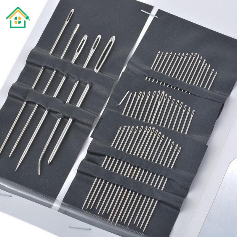 Bộ 55 kim khâu bằng thép không gỉ tiện lợi