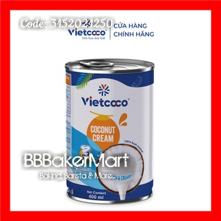 Nước cốt dừa VIETCOCO Xanh - Lon 400ml (BAO BÌ MỚI 06/2021)