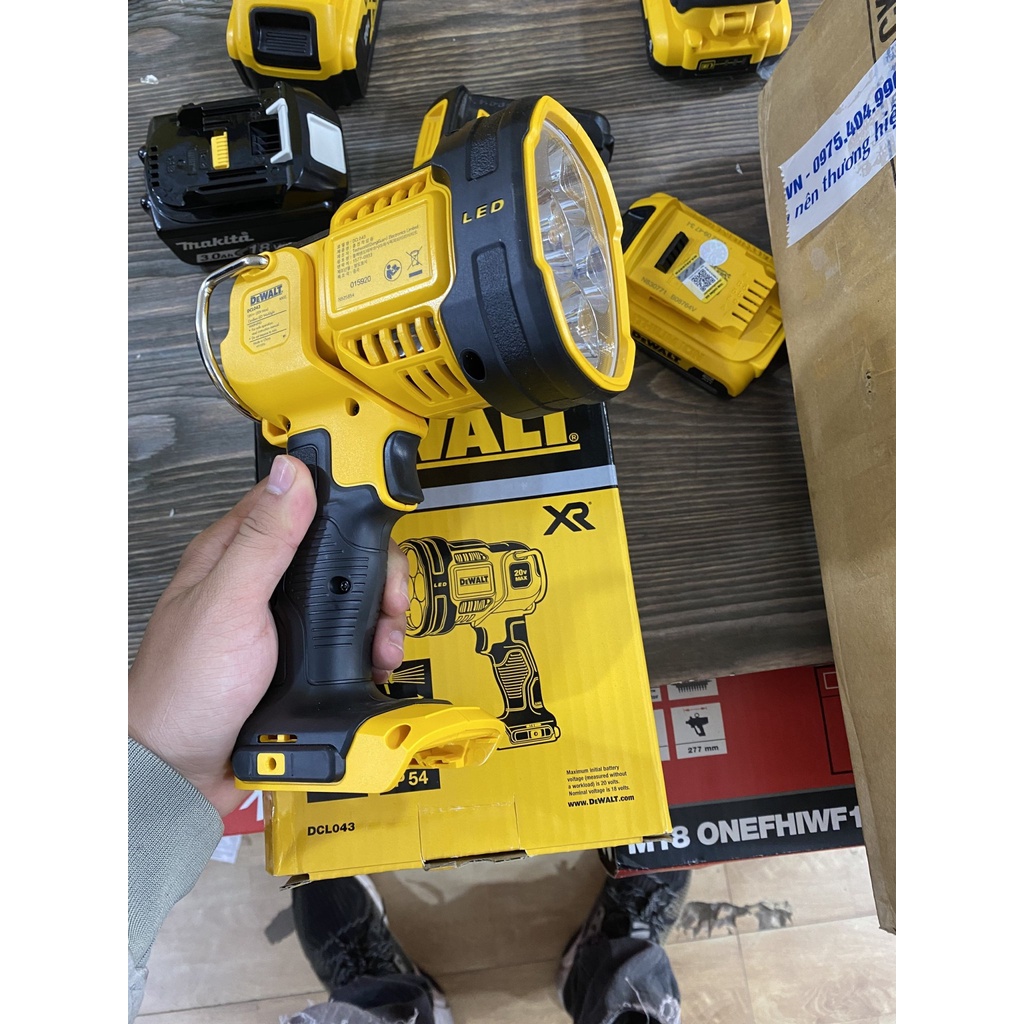 Đèn LED dùng pin 20V DeWalt DCL043N-KR