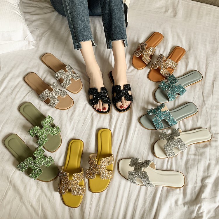 Cổ Phiếu Sẵn Sàng💗 Dép Đế Mềm Size Lớn 35-41 Thời Trang Mùa Hè 2020 Cho Nữ