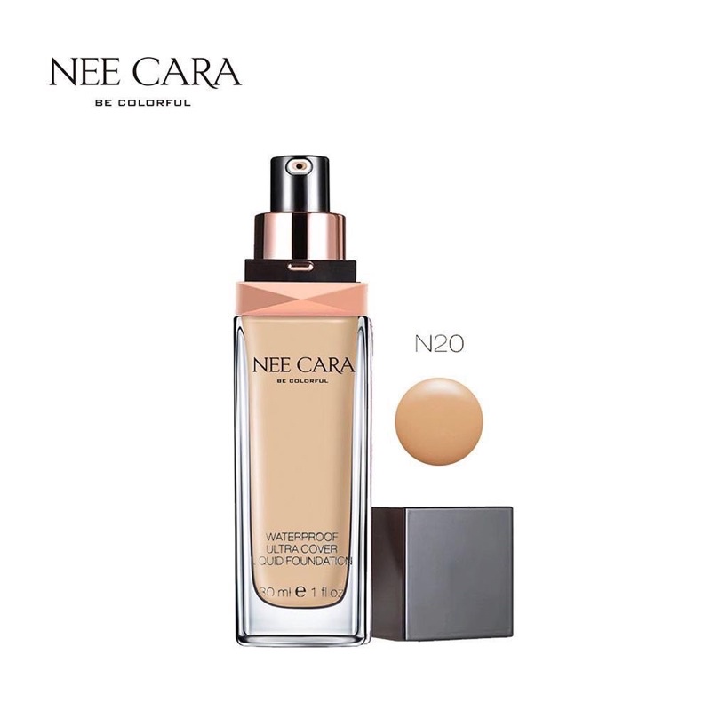 Kem nền chống nước Nee Cara Waterproof Ultra Cover Liquid Foundation N589