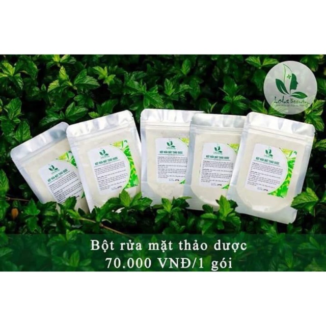 Combo 5 Bột rửa mặt loha beauty