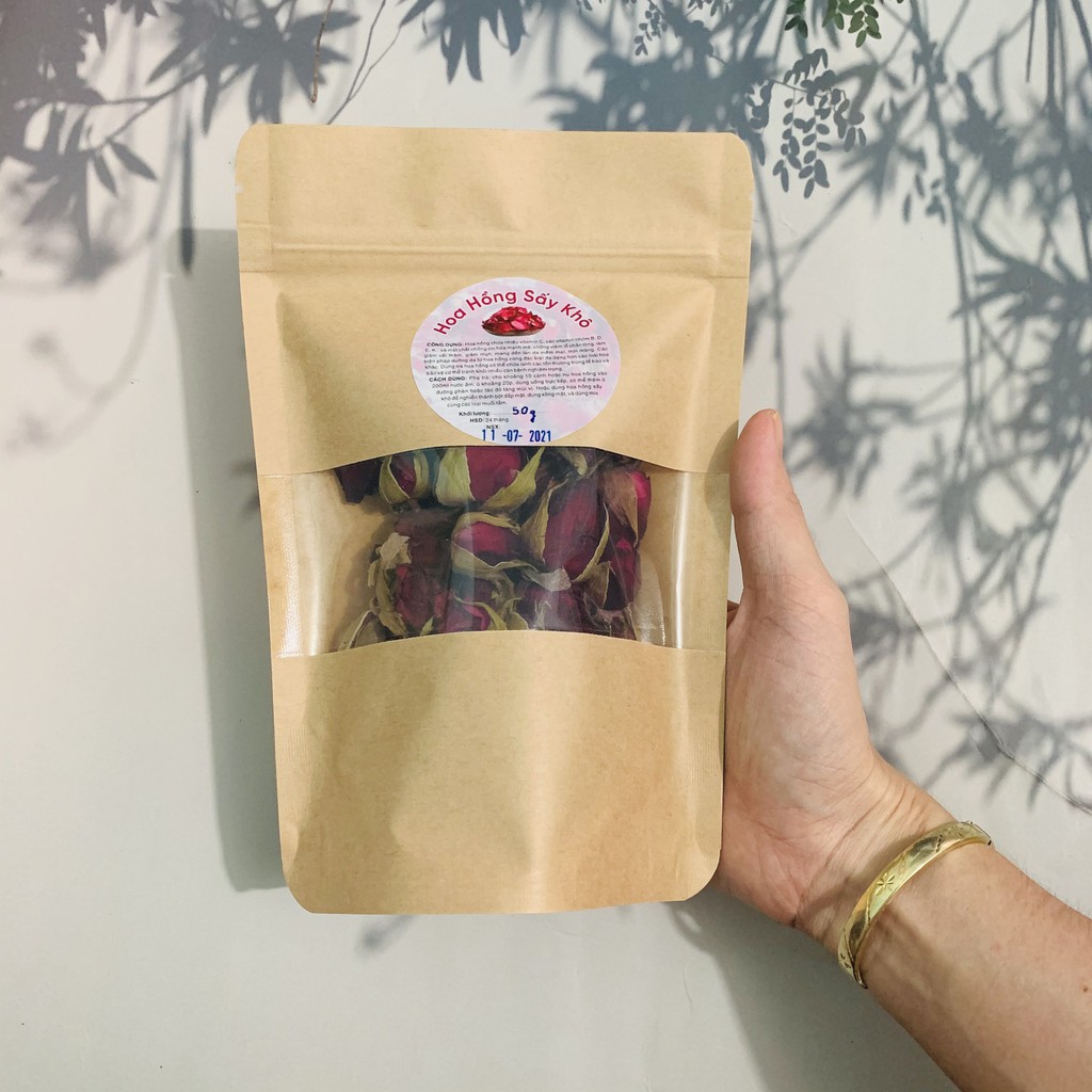 Nụ hoa hồng sấy khô đẹp da, giảm stress, cải thiện giấc ngủ