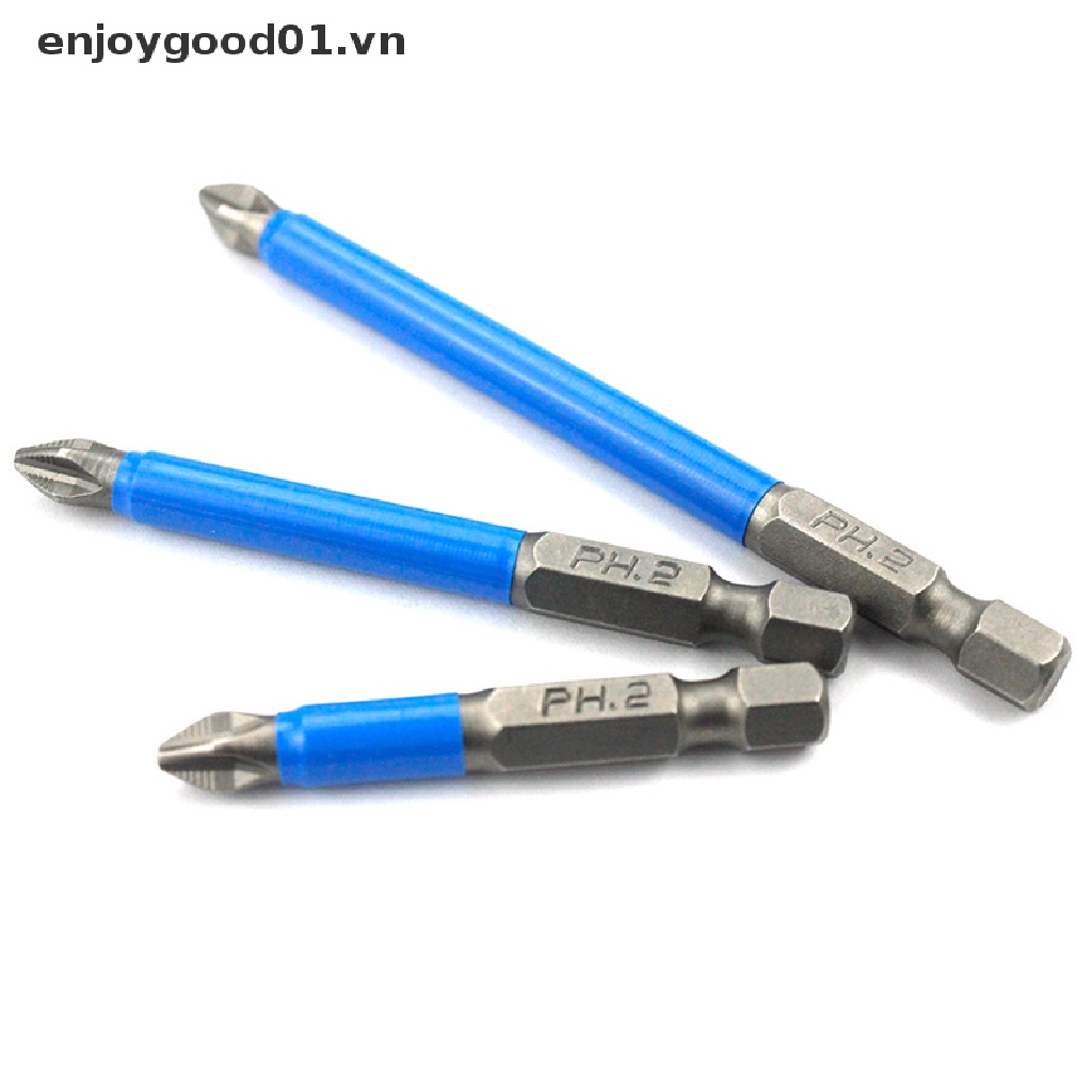 Đầu tua vít điện từ tính chống trượt PH2 1 / 4 " Phillips/chữ thập