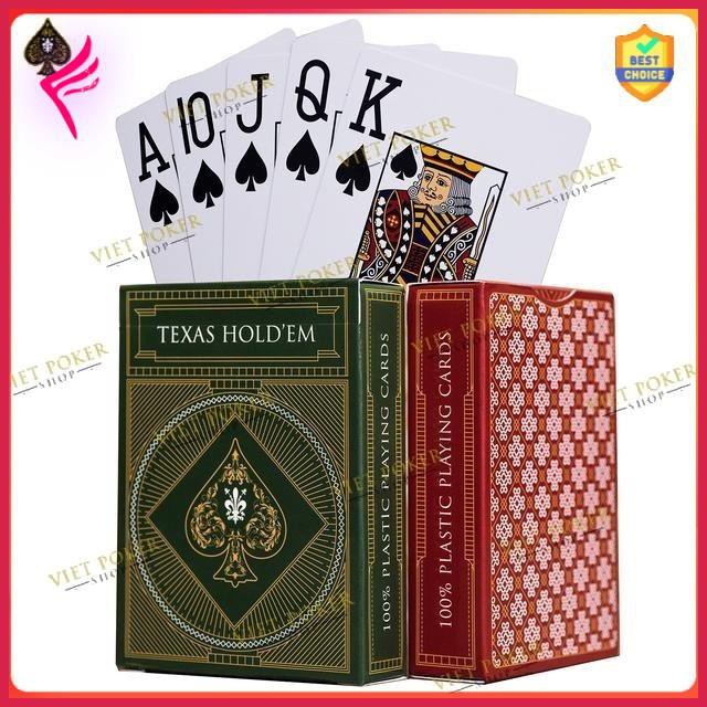 [Giảm giá thần tốc] [NEW 2020] Bài nhựa poker, VPS Texas Hold'em poker playing cards chống nước hoàn hảo