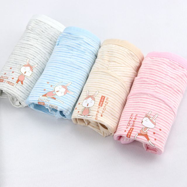 Set 4 quần lót bầu sau sinh cạp chéo cotton Cao Cấp hàng đẹp - 𝐐𝐋𝟎𝟒