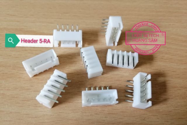 10 chiếc XH 2.54 PCB Bus Header 2.54mm đầu đực từ 2 chân đến 10 chân