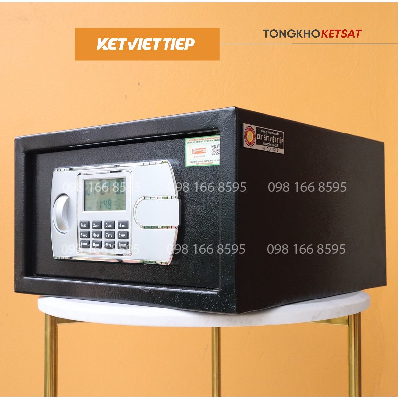 Két sắt mini Việt Tiệp KS305-DT khóa điện tử thông minh bỏ tủ loại nhỏ dùng cho gia đình, khách sạn