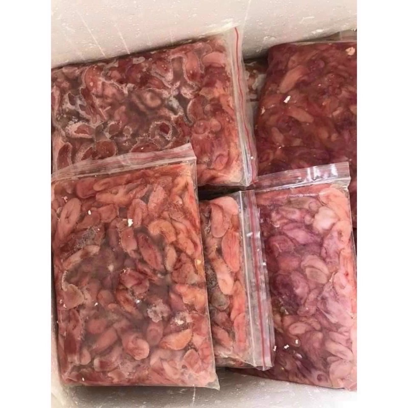 Bao tử cá basa ngon giòn sần sật 500 gr k mạ đá