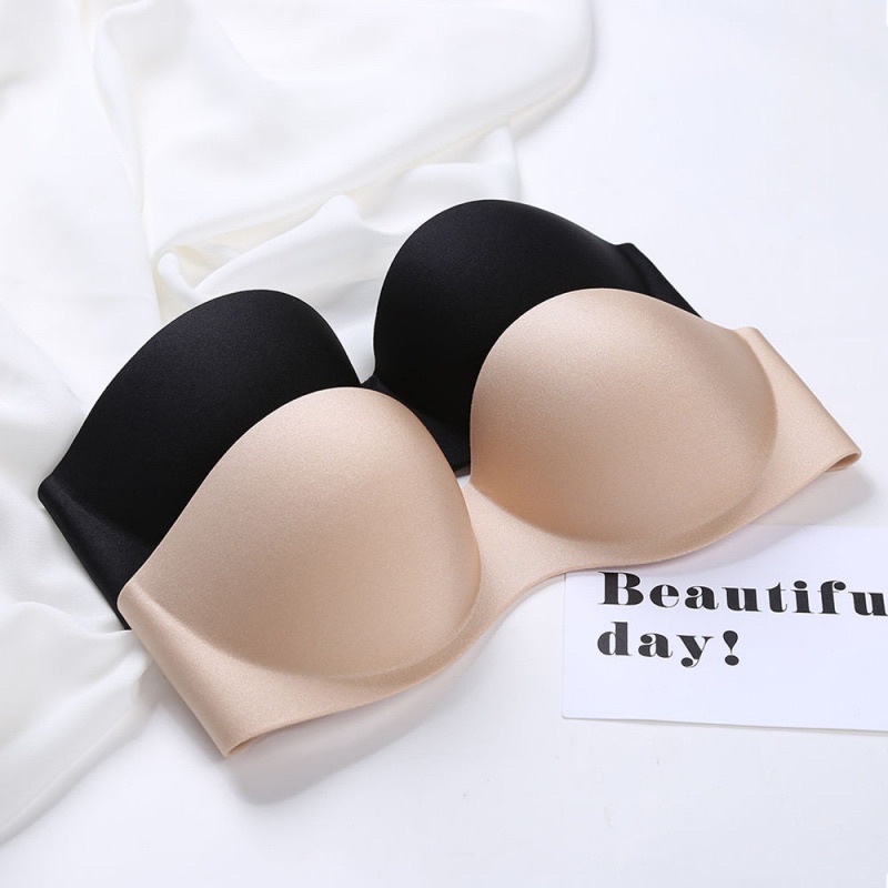 Áo ngực không dây cúp ngang quây ngang nâng ngực không gọng-Multi Bra
