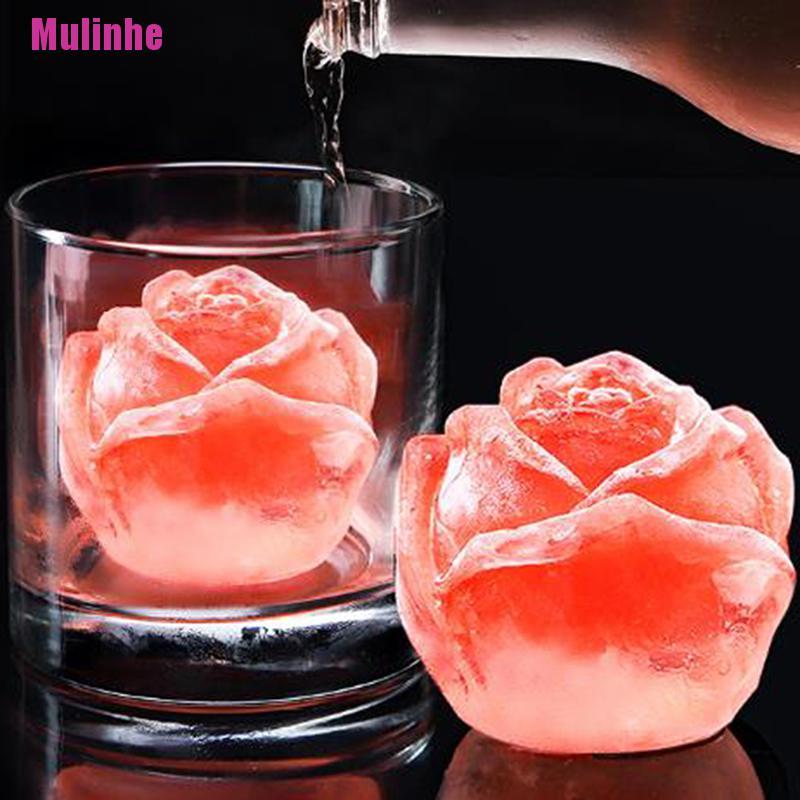 Khuôn Silicon Tạo Hình Hoa Hồng 3d Độc Đáo Làm Bánh Tiện Dụng