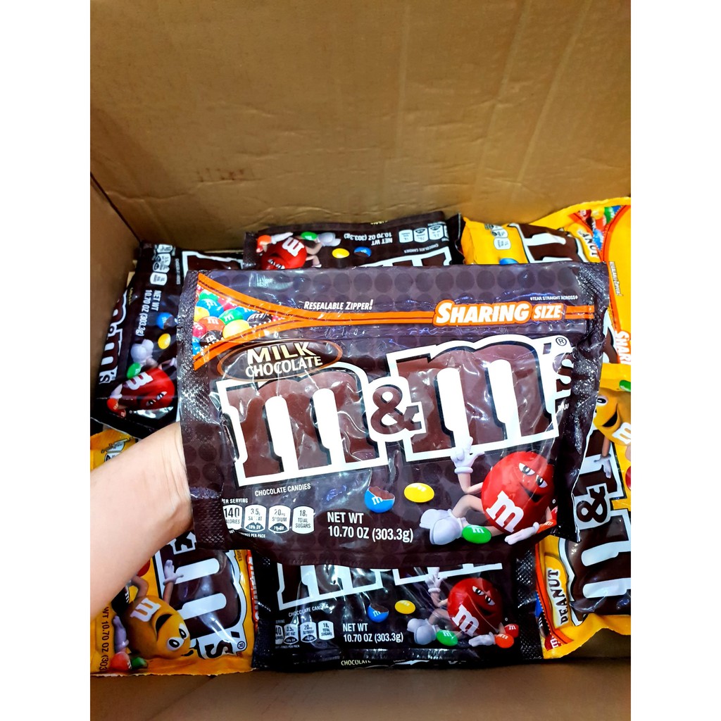 SOCOLA M&M TÚI ZIPLOCK VỀ 3 VỊ CHO KHÁCH