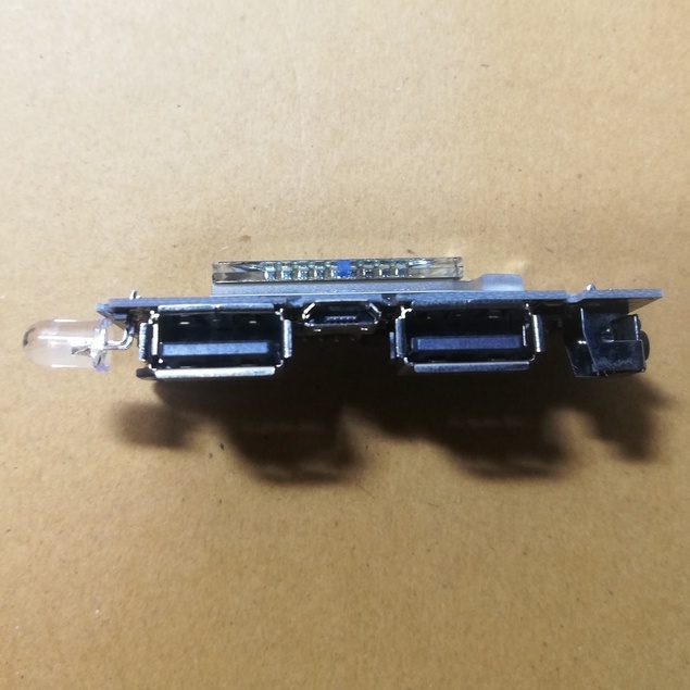 Mạch sạc dự phòng H913-L sạc nhanh 1A - 2A, 2 cổng USB, cổng vào microusb, màn hình LCD hiển thị dung lượng pin