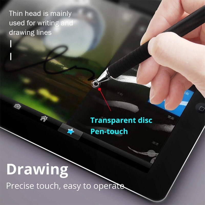 Bút Cảm Ứng 2 Trong 1 Dành Cho Microsoft Surface Pro 8 / 7 / 6 / 5 / 4 / 3 X Go 2 3 Book Laptop 3 / 2