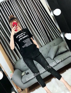 Áo thun lệch vai