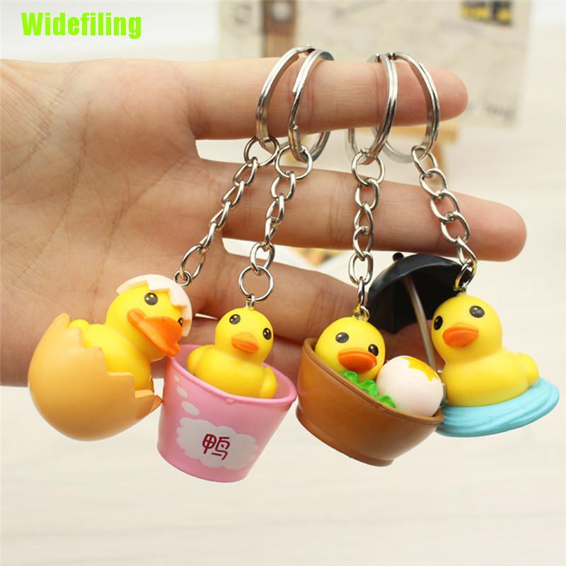 Móc Khóa Vịt Vàng Hoạt Hình Dễ Thương