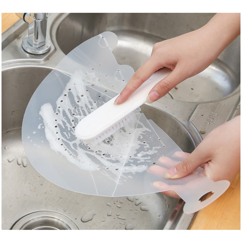 Phễu Lọc Rác/ Thức Ăn Thừa Nhựa Trắng Tiện Ích - Phễu Lọc Rác Tam Giác- Phễu Lọc Rác Đa Năng Dumi Shop