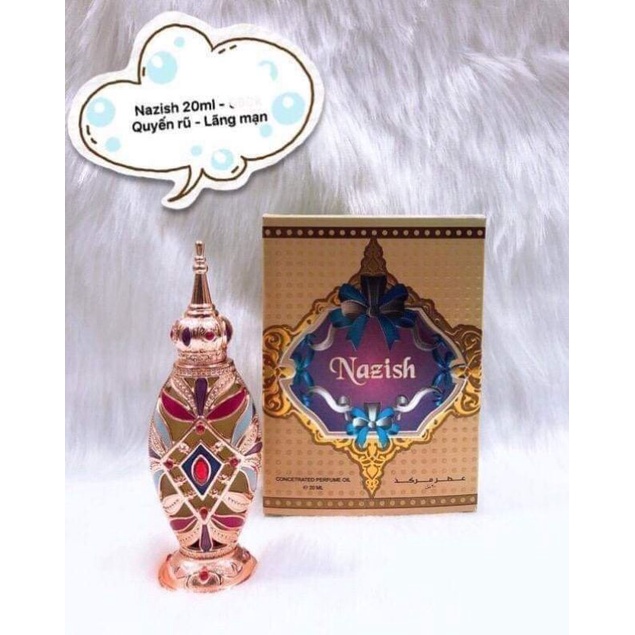 TINH dầu nước hoa Dubai Nazish ngọt ngào, sang chảnh