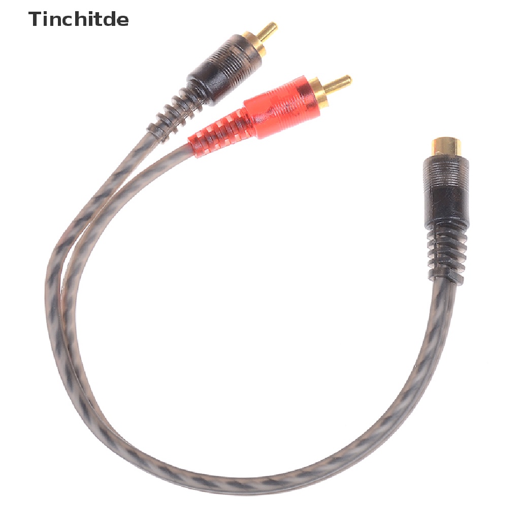 Dây Cáp Chia Âm Thanh 1RCA Female Sang 2RCA Male Mới