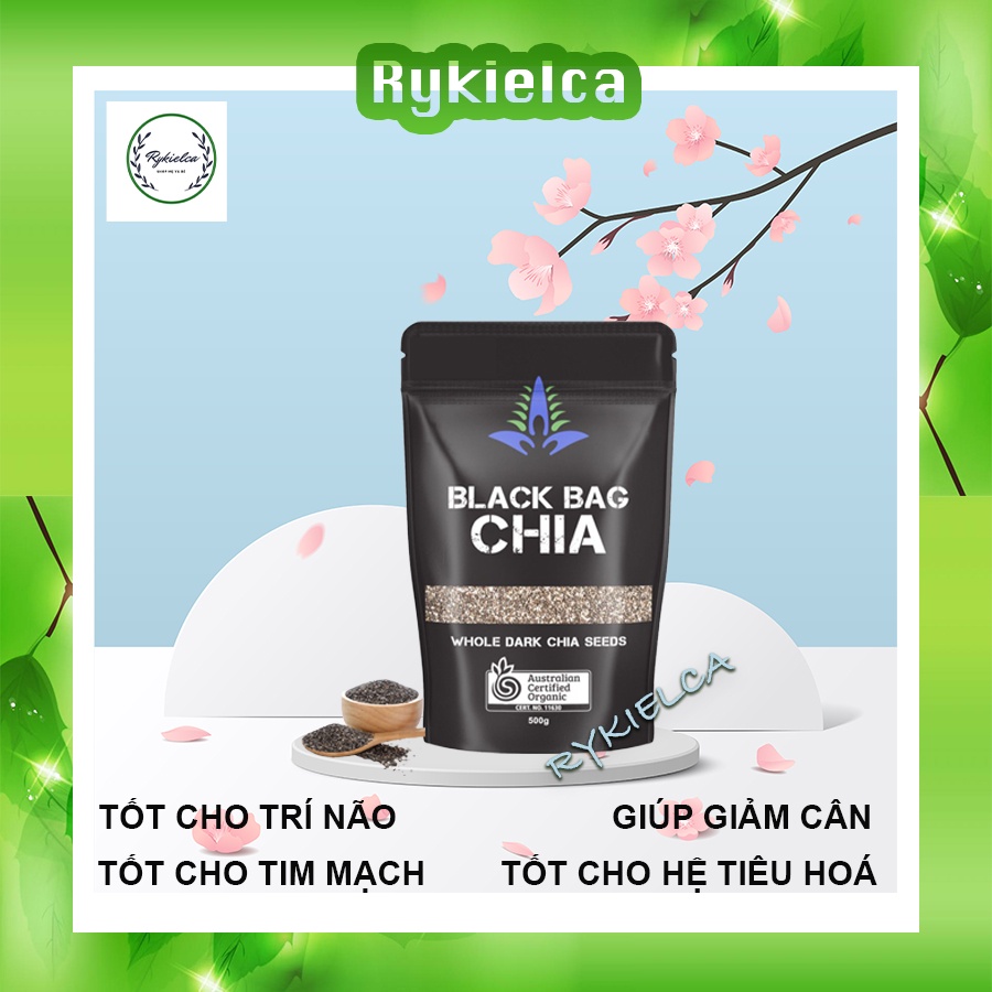 HẠT CHIA ÚC, BLACK BAG CHIA - 500g