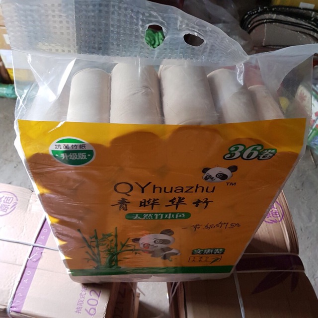BỊCH 36 CUỘN GIẤY VỆ SINH GẤU TRÚC SIÊU DAI