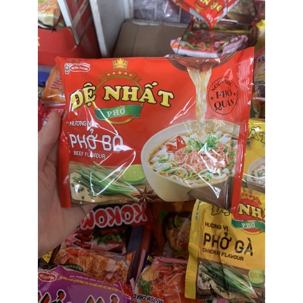 Sét 5 Gói Phở Bò,Gà Đệ Nhất Acecook 65g