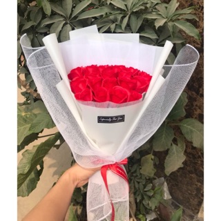 Hoa sáp bó 25 bông siêu đáng yêu 😍😍