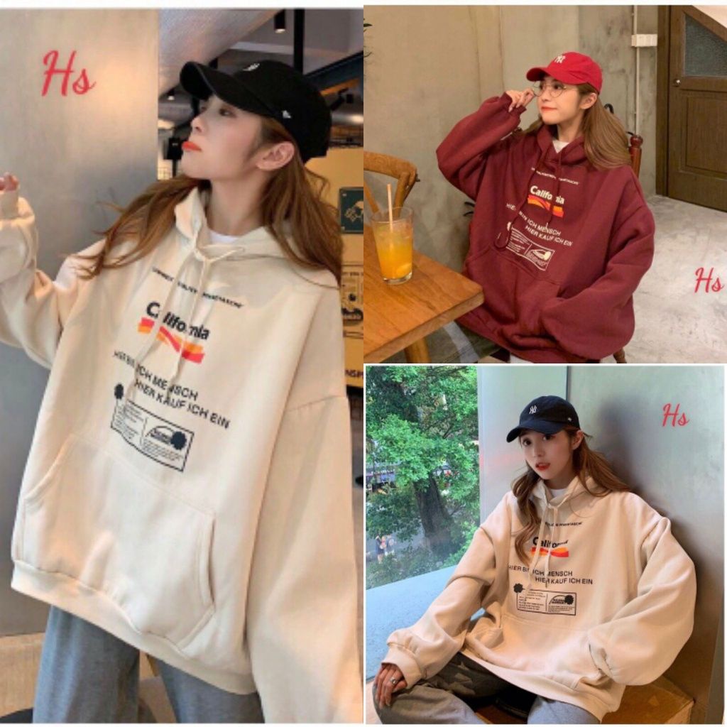 Áo Nỉ Nam Nữ Hoodie Unisex Califfo Kèm Mũ Túi Trước ( nỉ ngoại ) | BigBuy360 - bigbuy360.vn